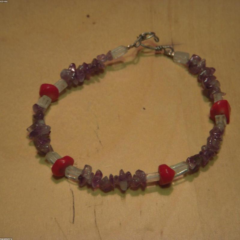 Layered Crystal Anklet